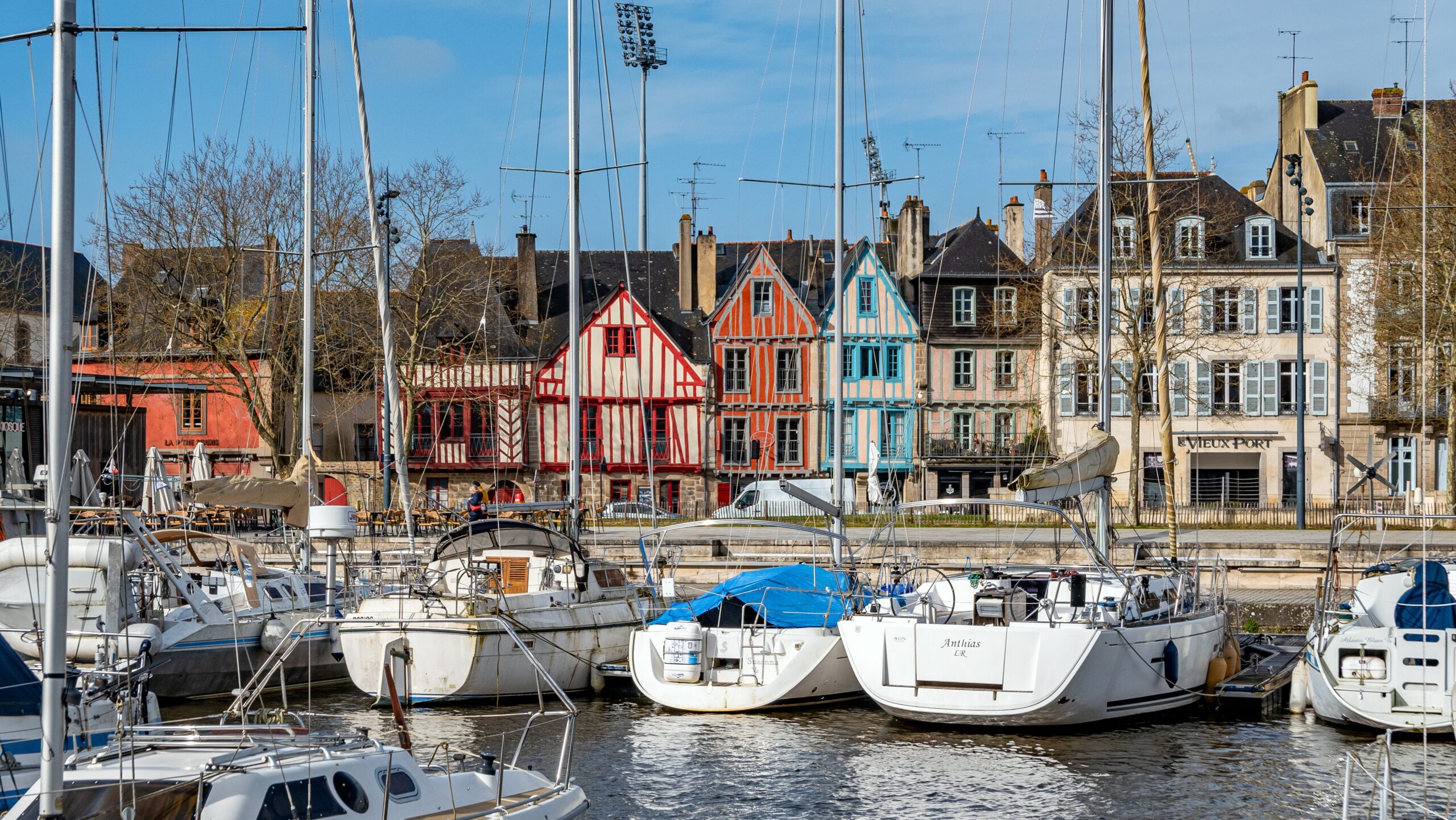 Vannes,(gwened),,Brittany,,France, ,March,28,,2024:,Sailboats,Moored