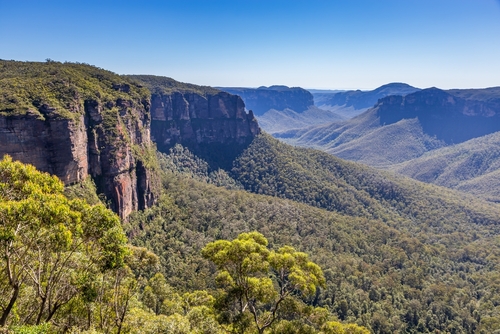 Govetts,Leap,Lookout,,A,Panoramic,View,Of,The,Blue,Mountains