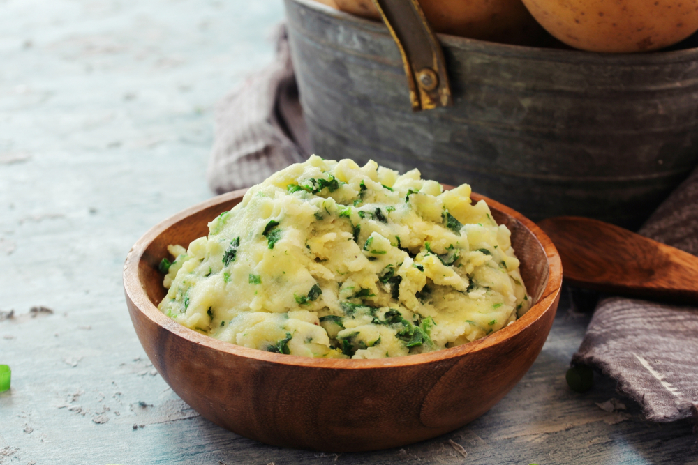 Homemade,Colcannon,/,Irish,Mashed,Potatoes,St,Patrick,Day,Food,