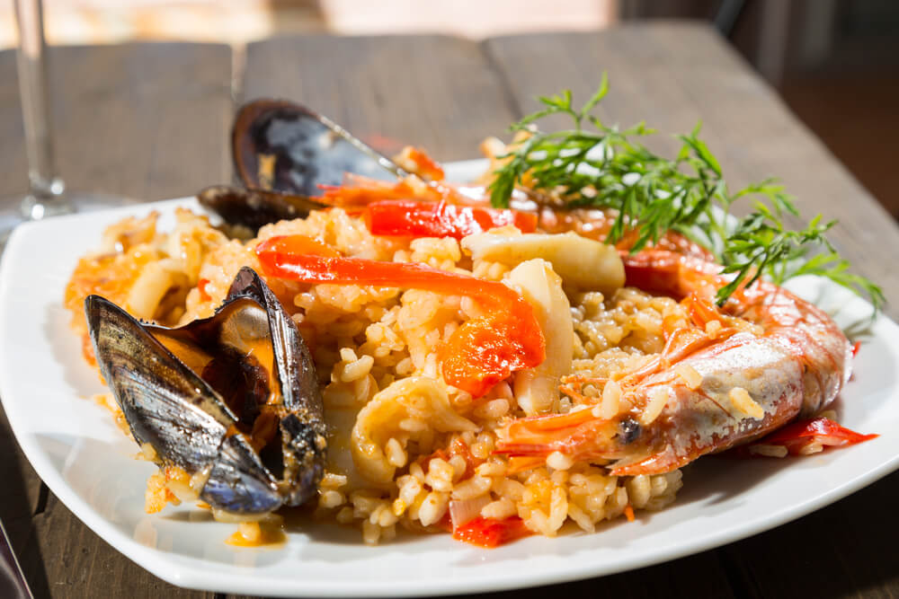 specialites lisbonne arroz de marisco riz fruits de mer