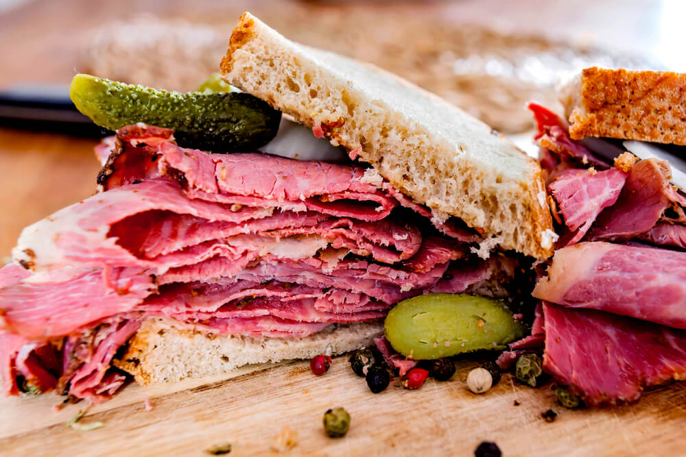 specialites new york pastrami sandwich