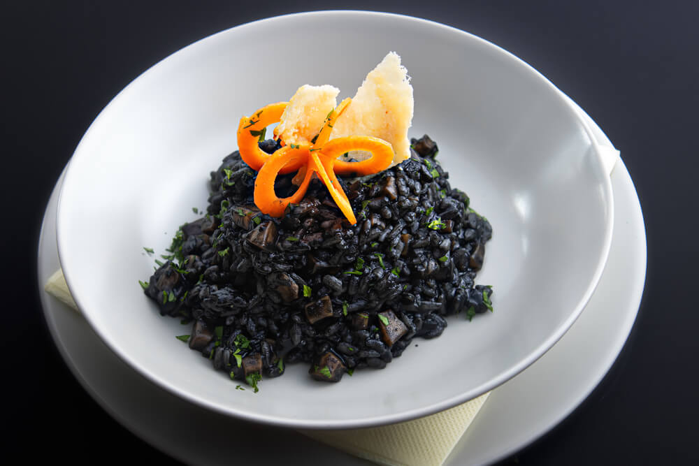 specialites venise Risotto al nero di seppia risotto noir