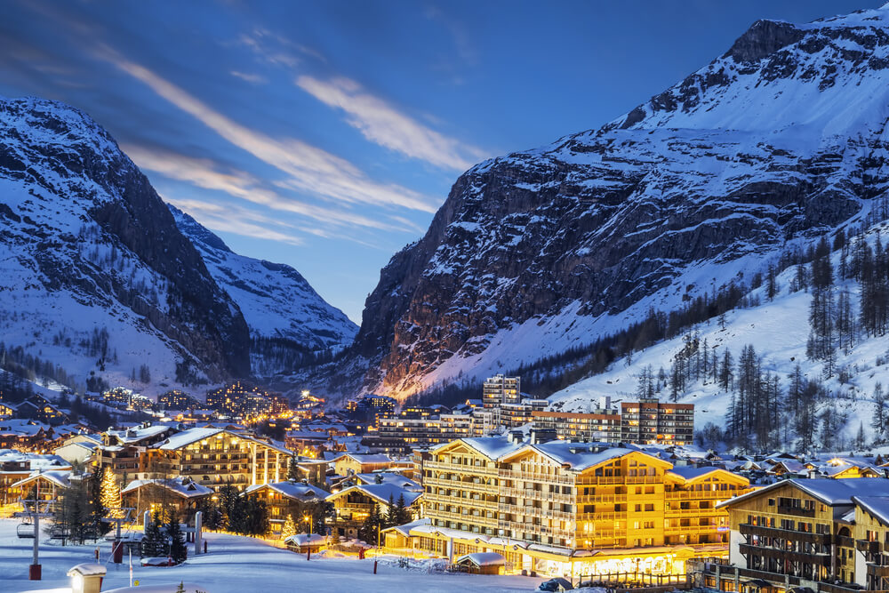 station ski val isere