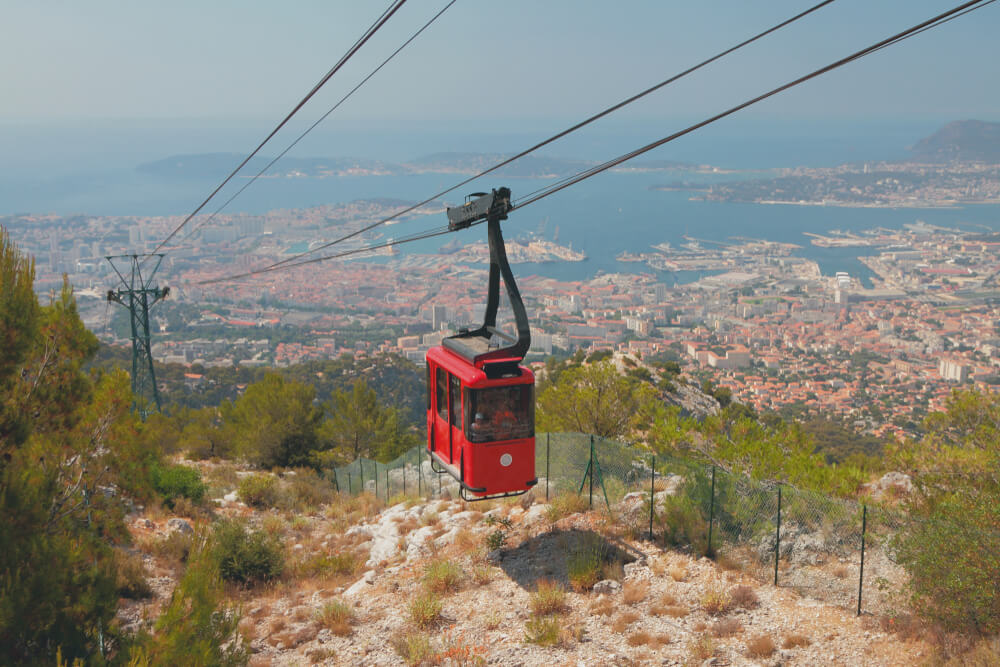 telepherique toulon mont faron