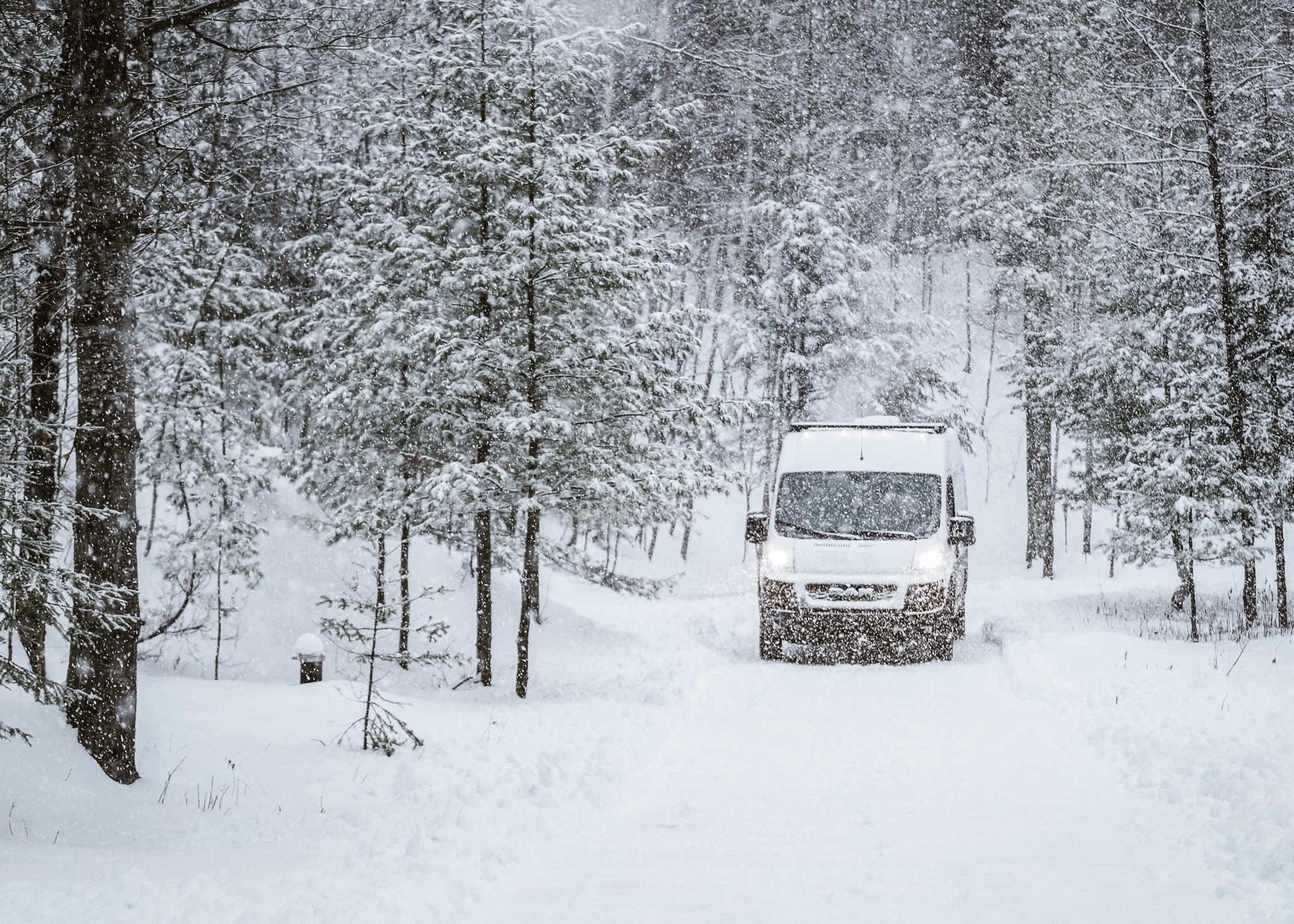 vanlife hiver