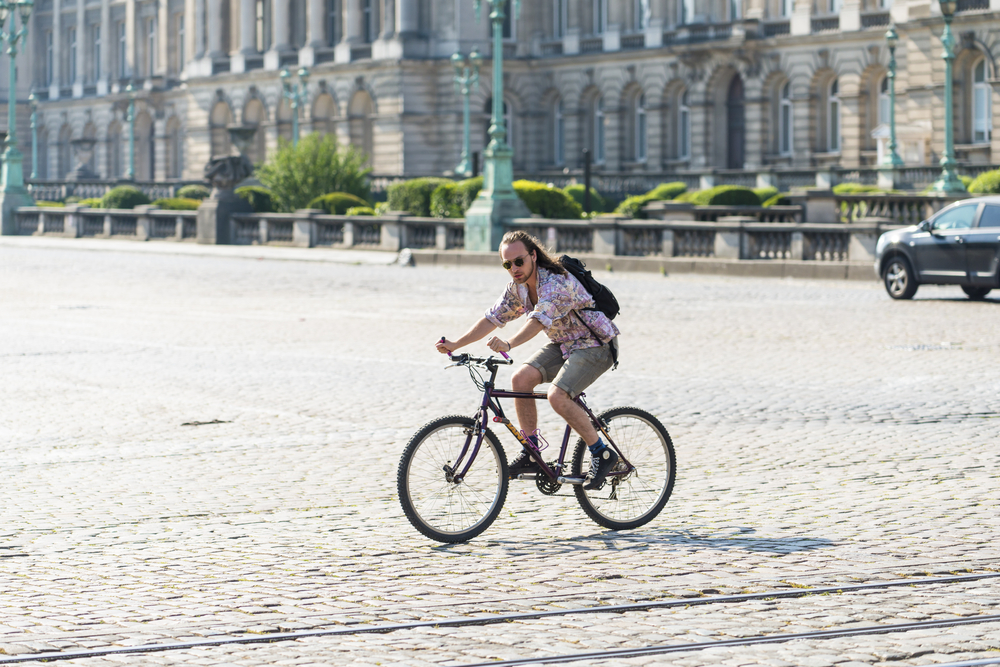 Brussels,,Belgium, ,July,4,,2015:,A,Young,Man,Riding