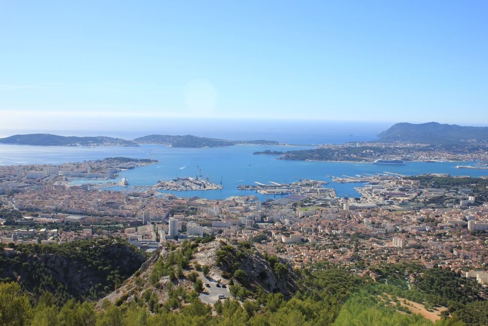 vue toulon mont faron