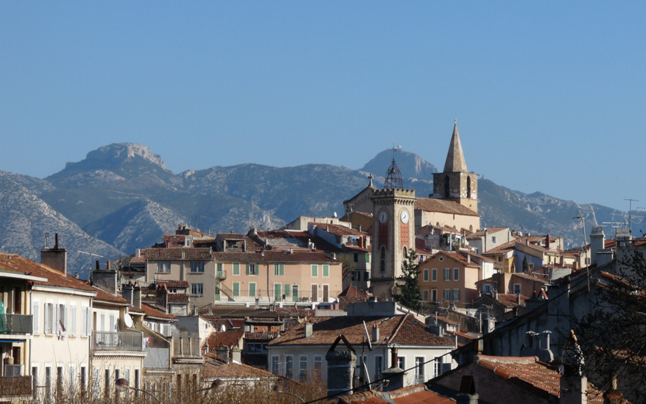 City,Centre,Of,Aubagne,,Provence