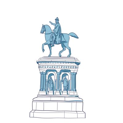18 statue charlemagne poi petit