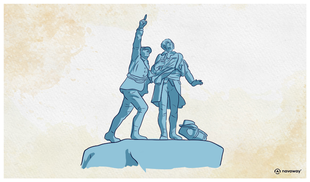 15 statue de horace benedict de saussure et jacques balmat chamonix poi grand