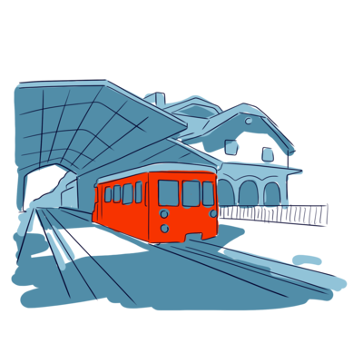 21 train a cremaillere de montenvers chamonix poi petit