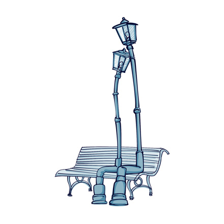 07 lampadaire amoureux turin