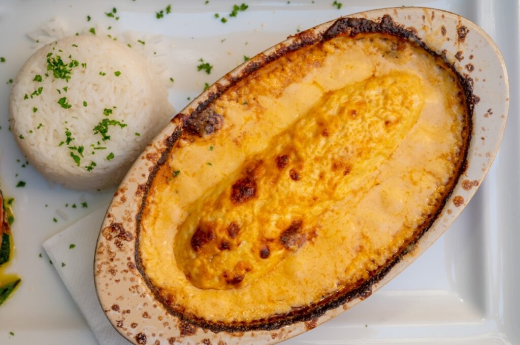 Quenelle,,Speciality,Of,Lyon,,Oval shaped,Dumplings,Filled,With,Pike,White
