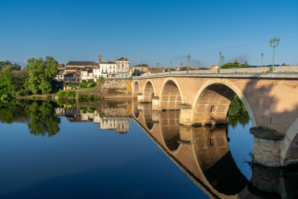 Bergerac,,France, ,11,May,,2022:,View,Of,The,Dordogne