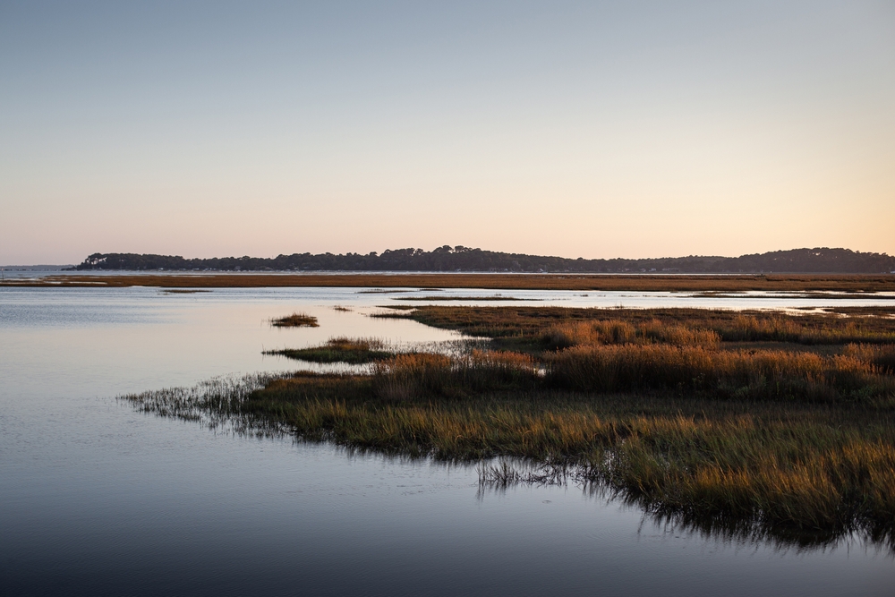 Panorama,Of,Arcachon,Bay,At,Dusk