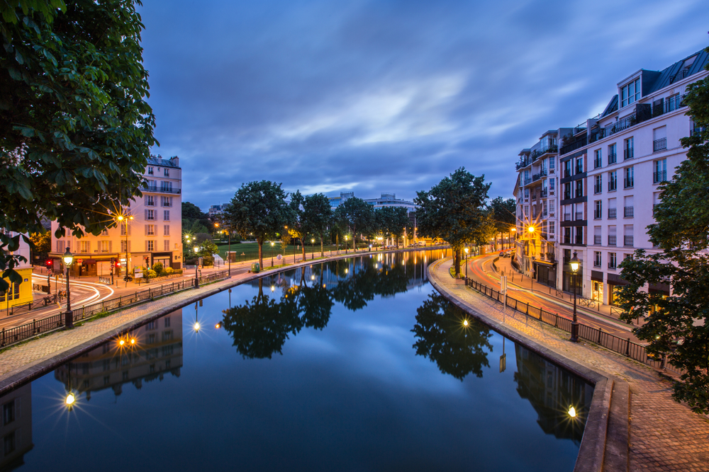 Canal,Saint,Martin,In,Paris,,,France.