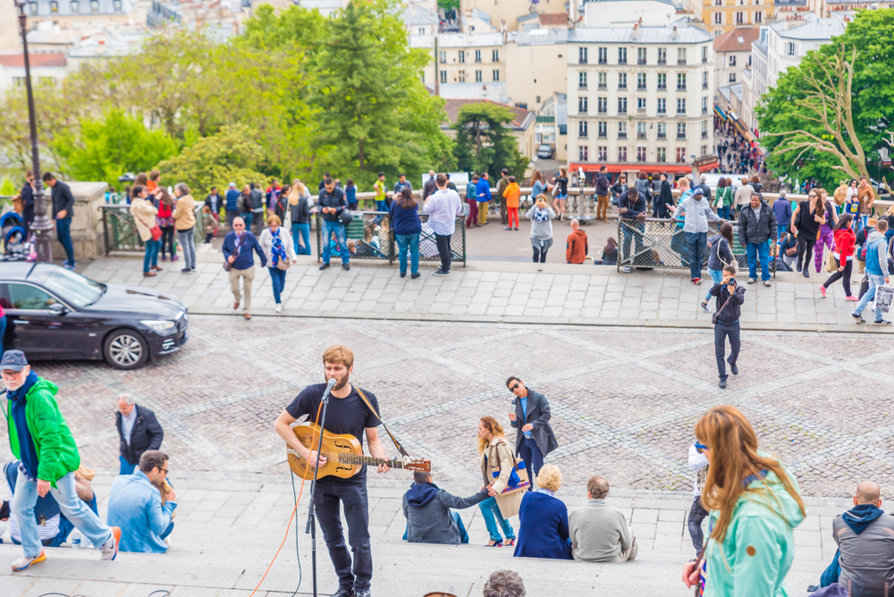 Paris,,France, ,May,24,,2016:,Street,View,Of,Montmartre