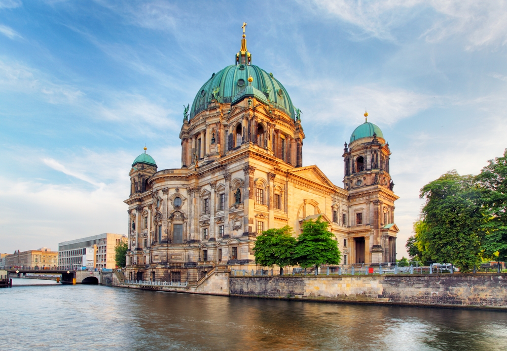 Berlin,Cathedral,,Berliner,Dom,At,Day