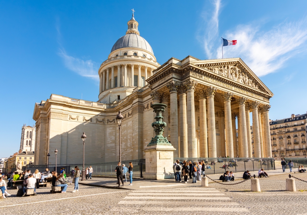 Paris,,France, ,02,April,2025:,Pantheon,Building,In,Latin