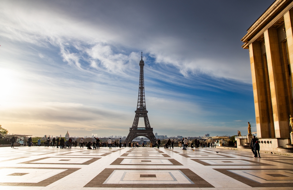 Paris,,France, ,March,30,,2024:,Eiffel,Tower,Seen,From