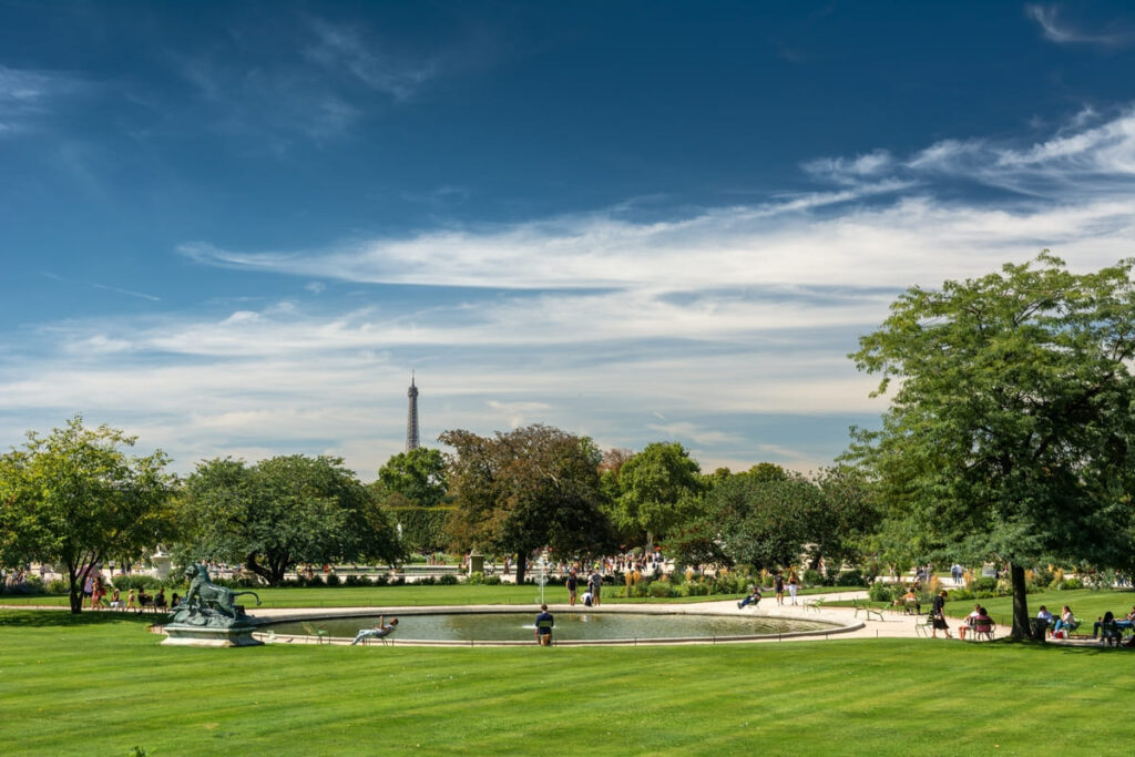 Le jardin des Tuileries