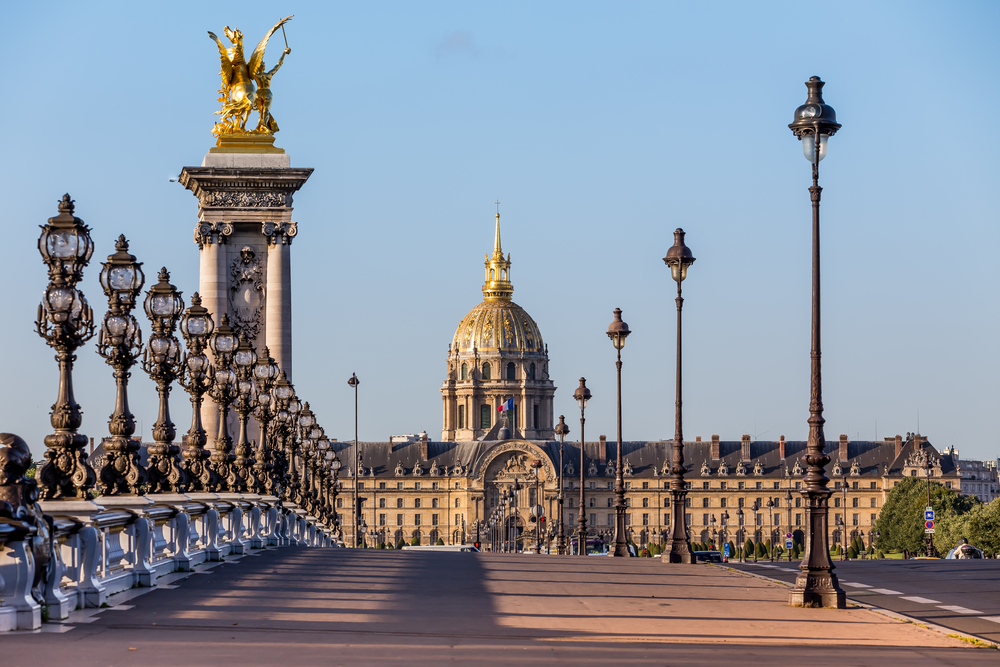 Alexander,Iii,Bridge,In,Paris,At,Sunset