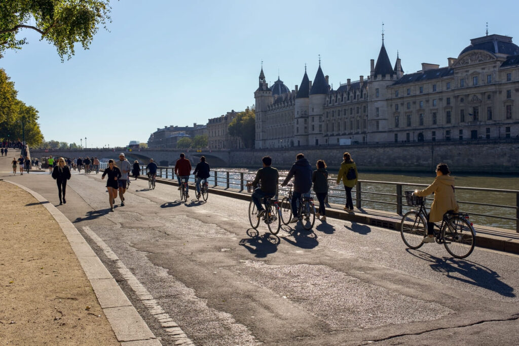 Les berges de Seine Paris