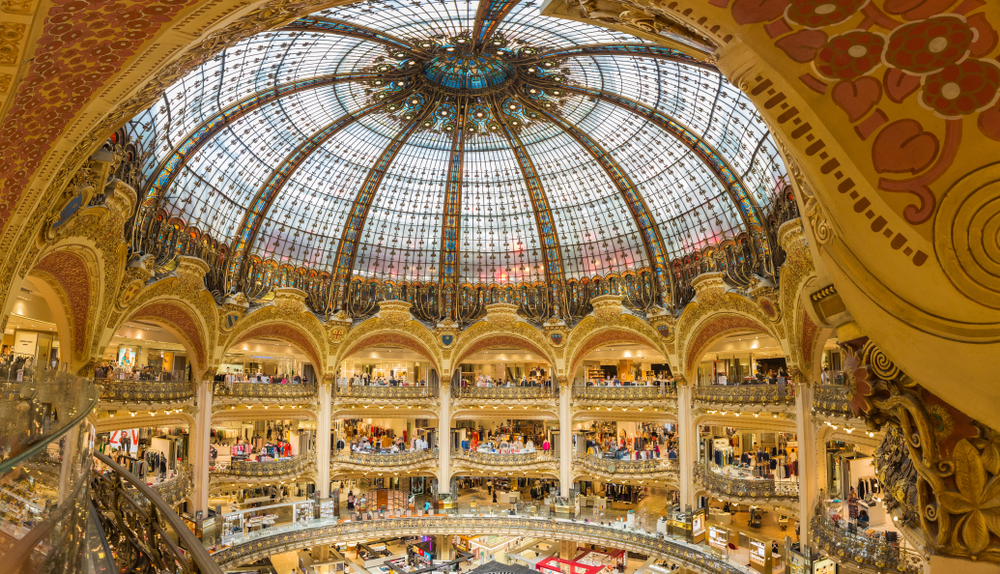 Paris,,France, ,July,27,2018:,Galeries,Lafayette,Is,A