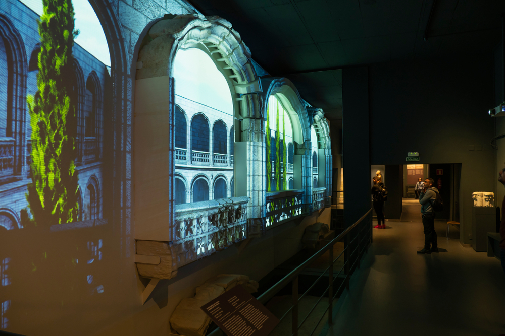 Madrid,,Spain, ,October,20,,2019:,Audiovisual,Exhibition,At,The