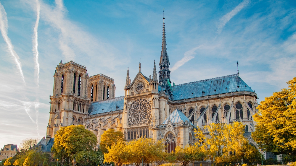 Notre,Dame,In,Paris,In,Autumn.,France