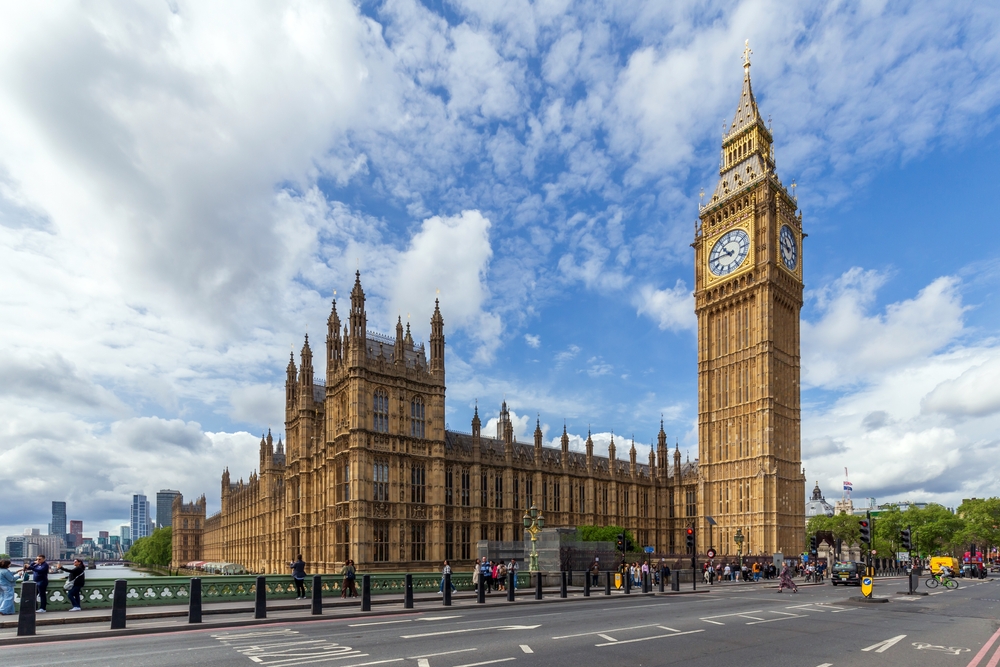 London,,Uk, ,May,15,,2024:,Westminster,Palace,And,Big