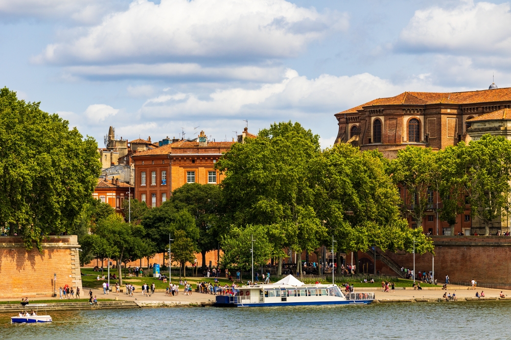Toulouse,,France, ,08,18,2024,:,Cruise,Boat,On