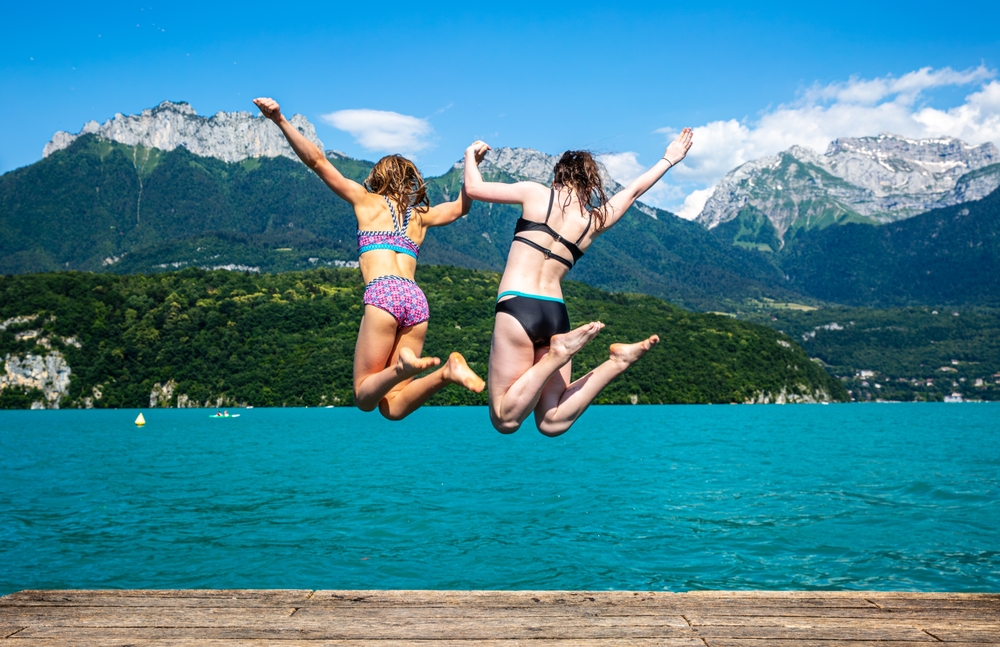 lac annecy baignade