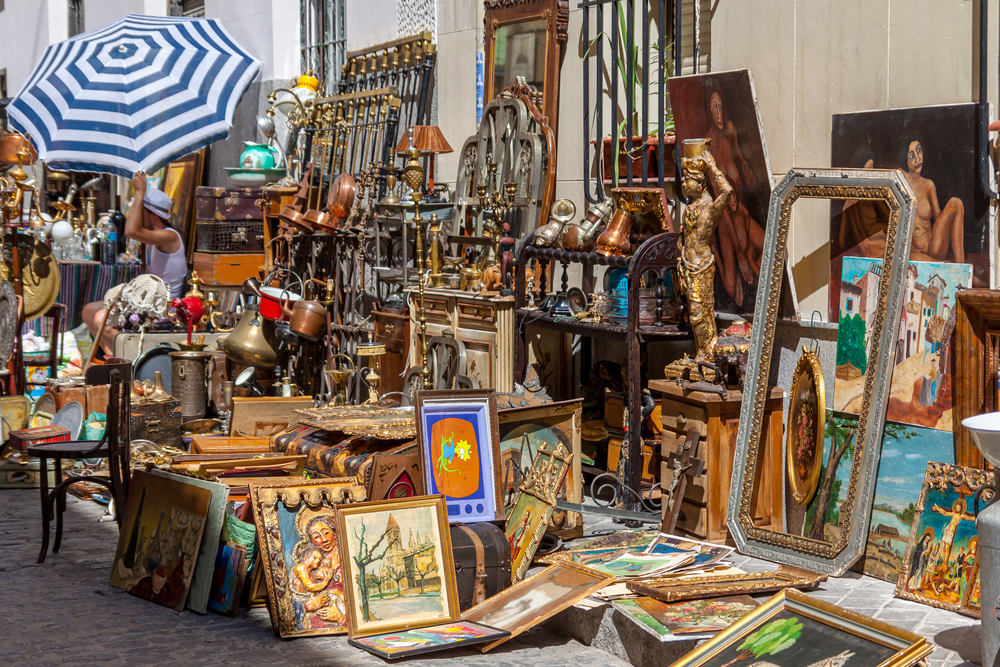 Madrid, ,Jun,15:,Scene,From,El,Rastro,Flea,Market
