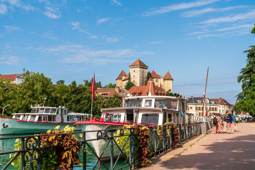 Annecy,,France, ,July,16,,2023:,Pleasure,Ship,At,The