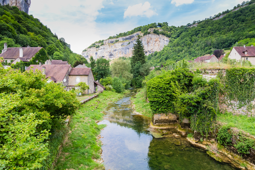 The,Village,Of,Baume,Les,Messieurs,,In,The,French,Jura