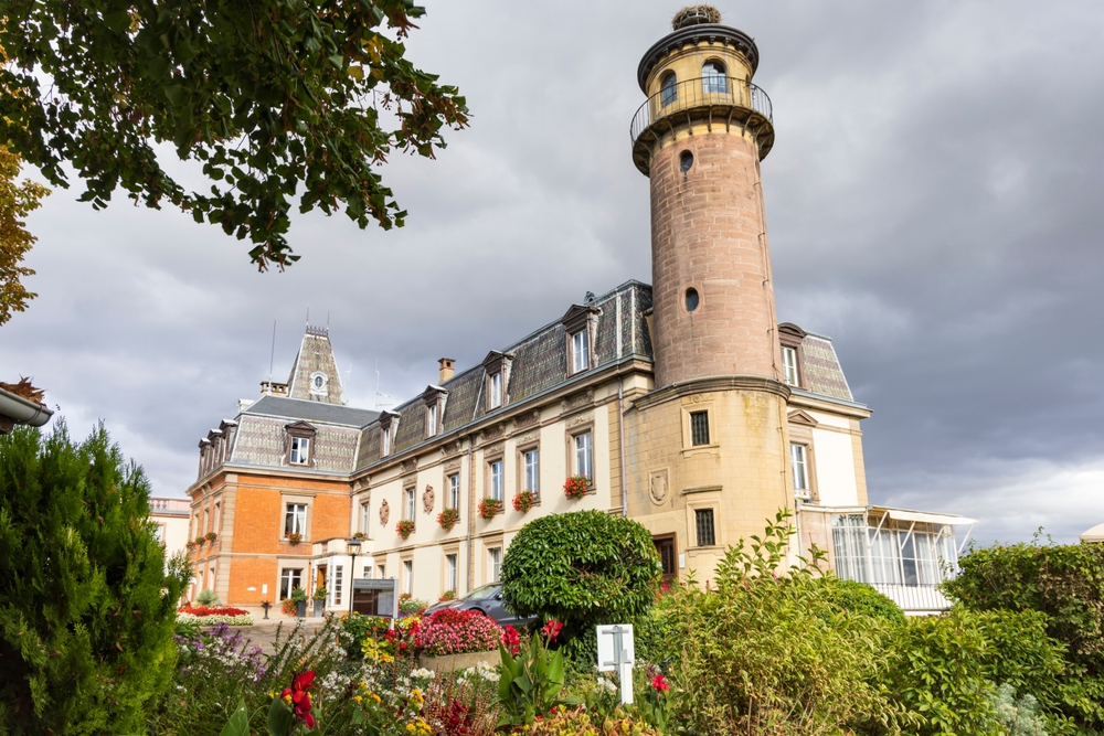 Rouffach,,France, ,October,14,,2023:,Chateau,D'isenbourg,And,Spa