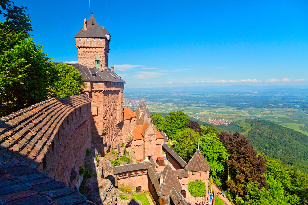 Haut koenigsbourg,Castle,In,Alsace,,France
