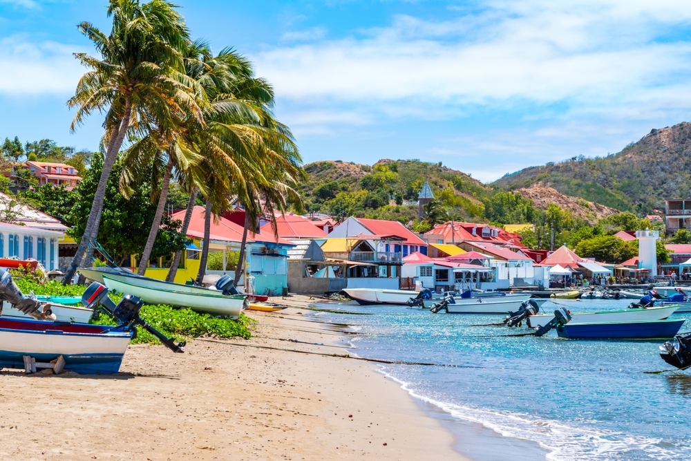Beach,At,Harbor,Of,Terre de haut,,Guadeloupe