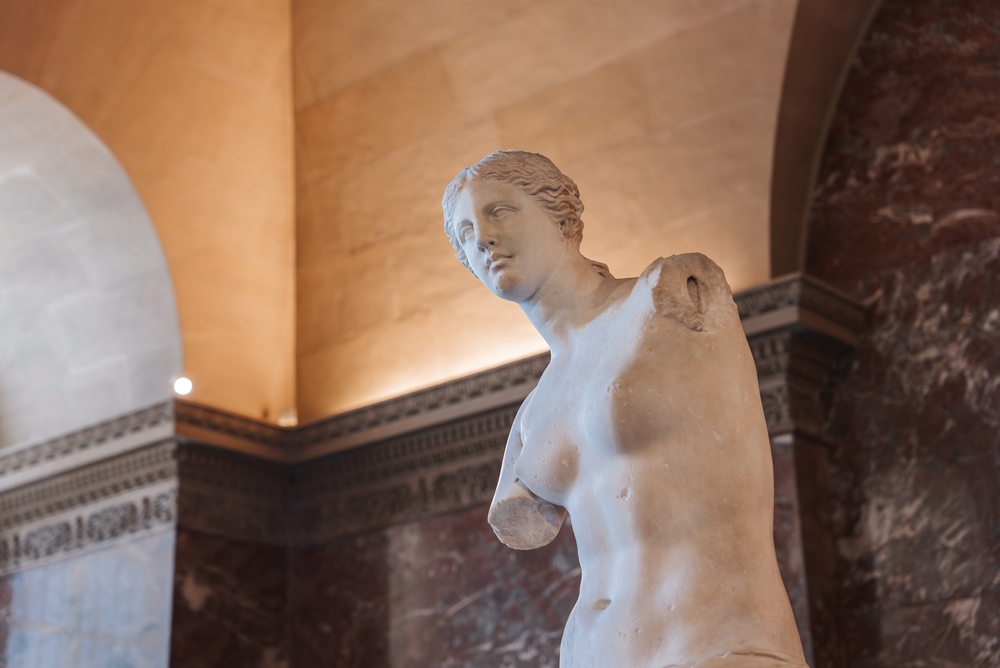 Paris,,France.,July,26,,2023.,White,Marble,Statue,Of,A