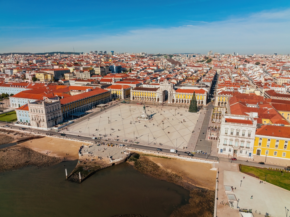 Praça,Do,Comércio,In,Lisbon,,Portugal