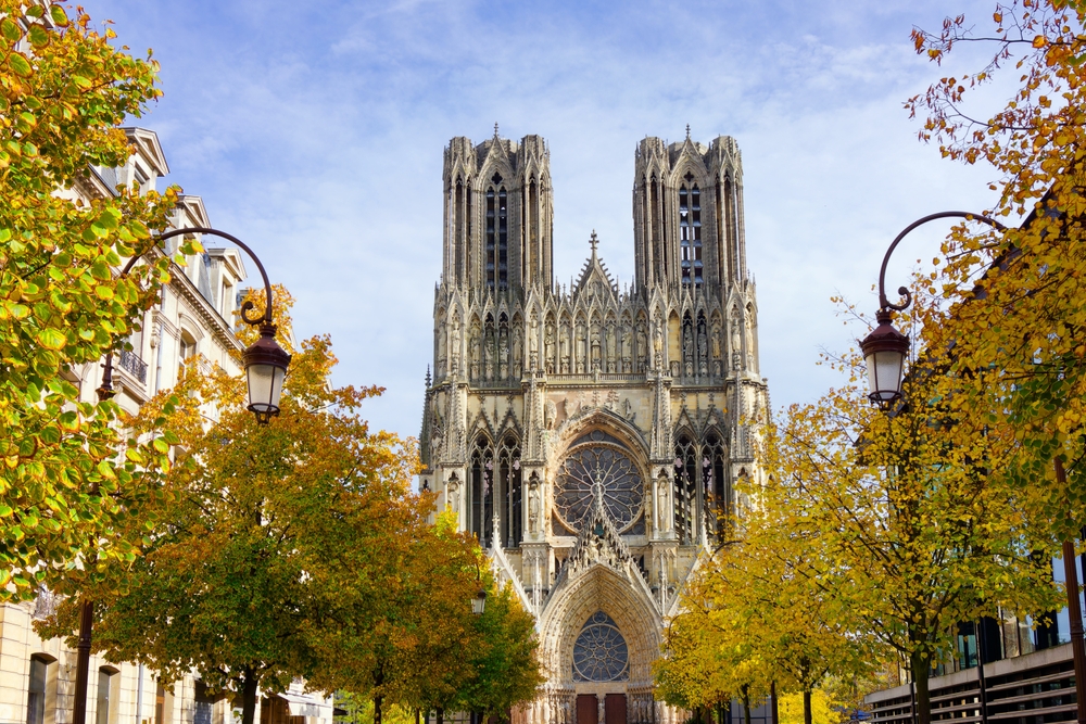 Notre dame,De,Reims,Cathedral,In,Grand,Est,Region