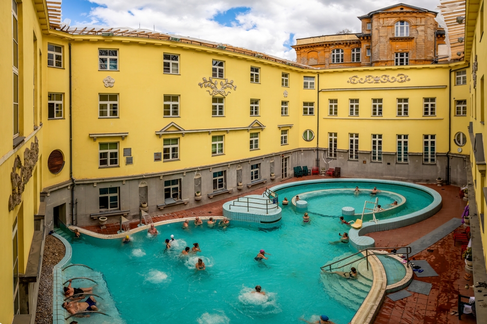 Budapest,,Hungary, ,March,24,,2024:,Lukács,Thermal,Bath,In