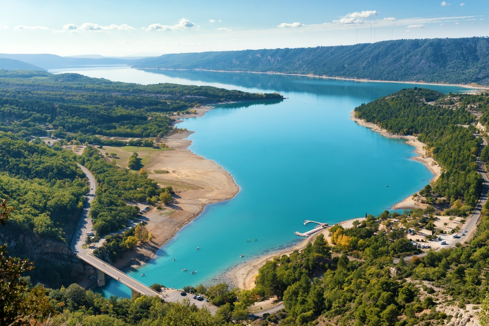 The,Lake,Of,Sainte croix,(french:,Lac,De,Sainte croix)in,France,Is