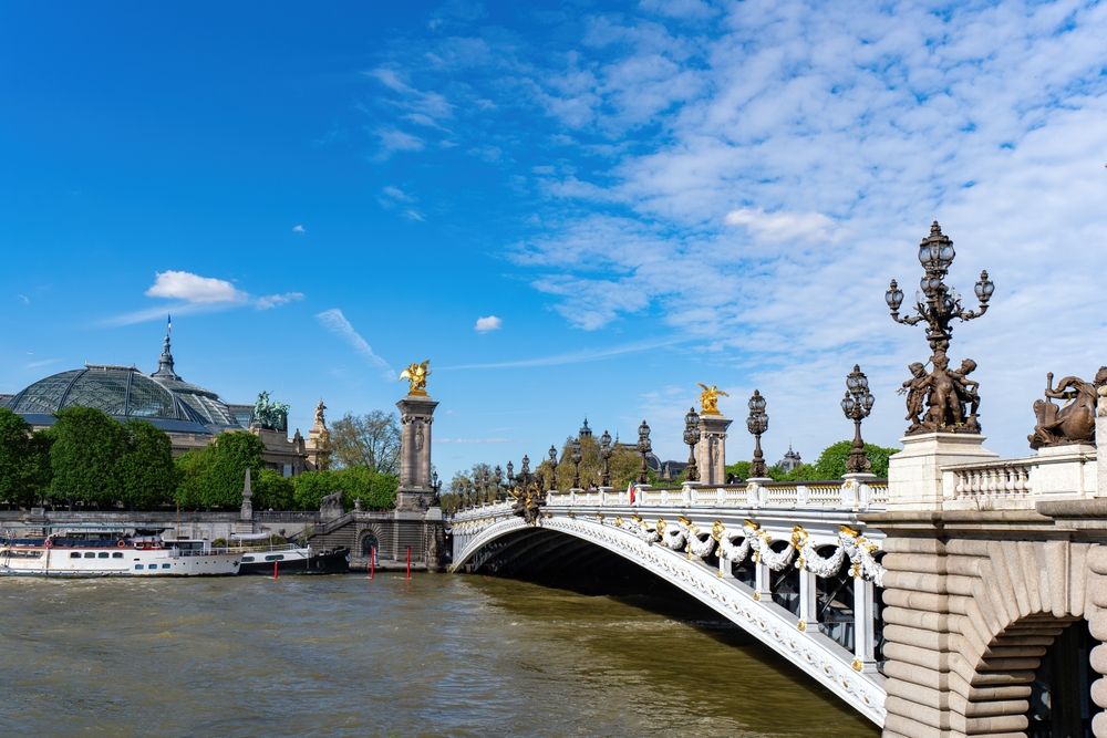 Paris,,France, ,April,10,2024:,Pont,Alexandre,Iii,On