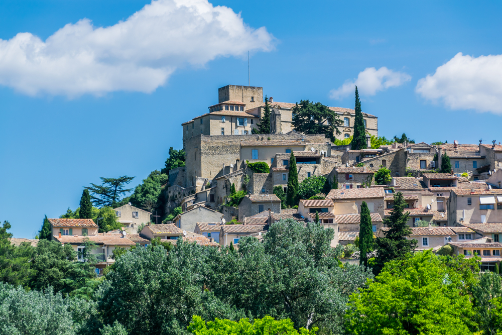 Ansouis,,Hilltop,Village,Of,The,Luberon,In,Vaucluse, france.