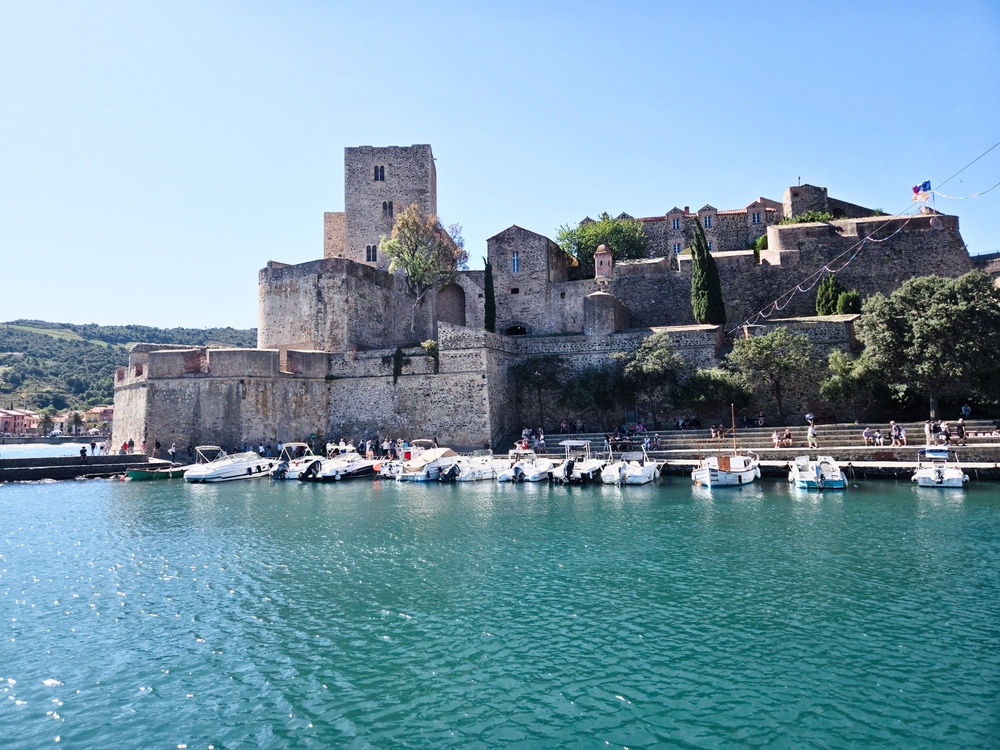 Collioure,,France september,15,2024:,View,Of,The,Château,Royal,De
