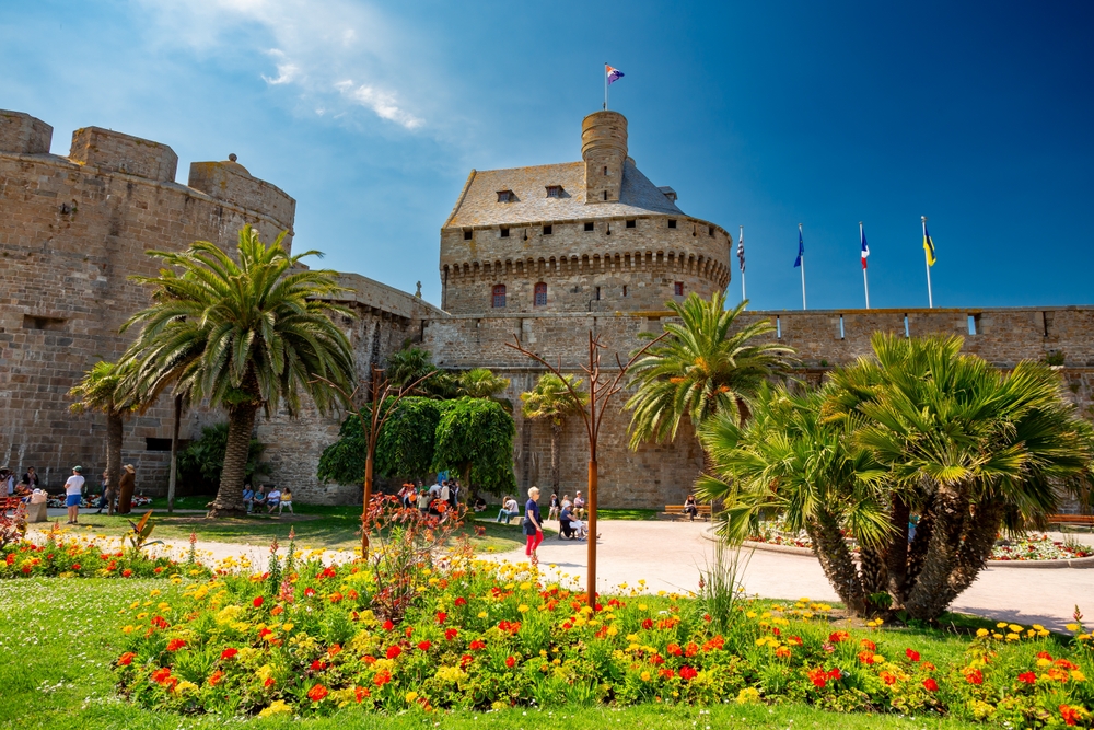 Saint malo,,France, ,June,25,2024:,The,Castle,And,Town