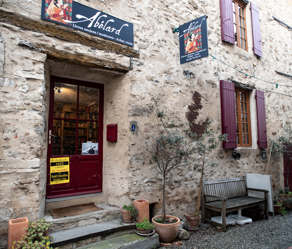 Montolieu,,France, ,March,1,2020:,Montolieu,,The,Book,Village