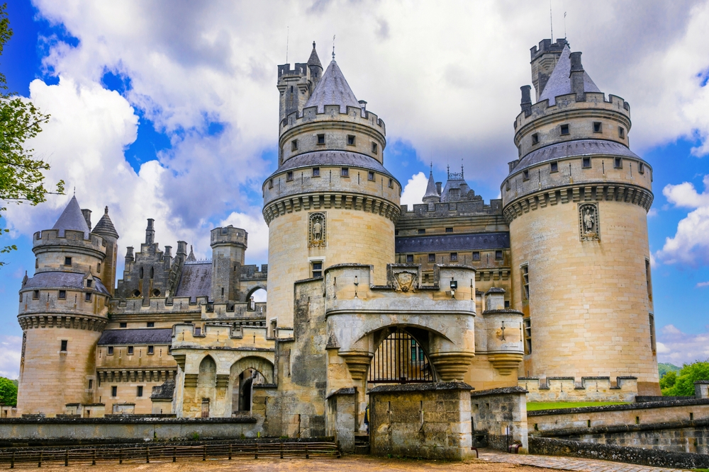 Famous,French,Castles, ,Impressive,Medieval,Pierrefonds,Chateau.,France